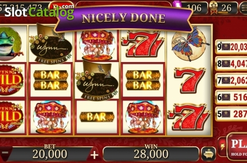 Οθόνη4. Wynn Jackpots Κουλοχέρης