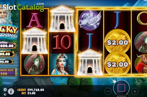 Οθόνη5. Lucky Lightning Κουλοχέρης