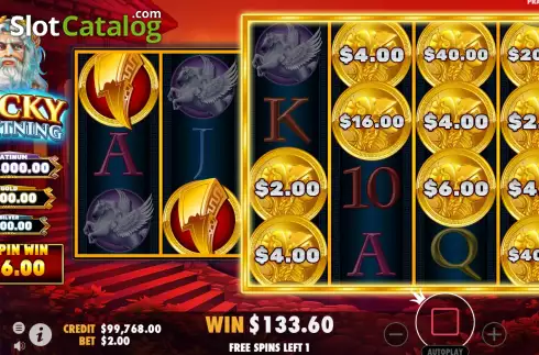Οθόνη9. Lucky Lightning Κουλοχέρης