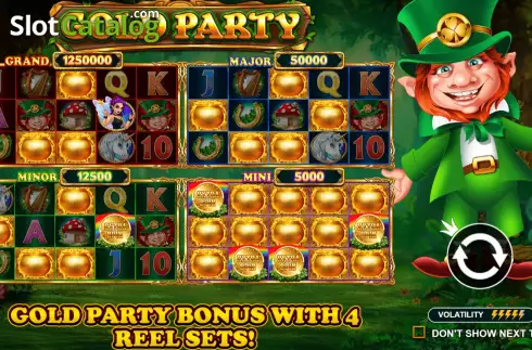 Οθόνη3. Gold Party Κουλοχέρης
