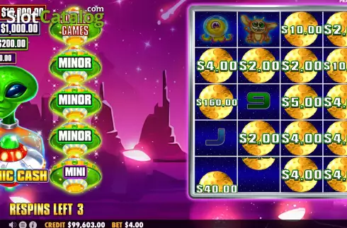 Οθόνη8. Cosmic Cash Κουλοχέρης