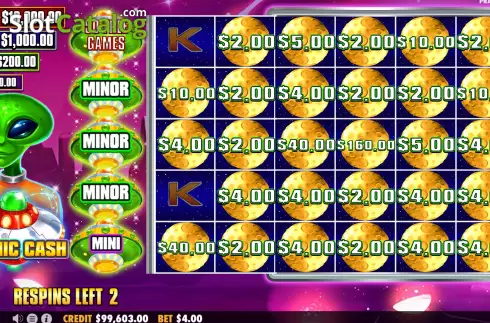 Οθόνη9. Cosmic Cash Κουλοχέρης