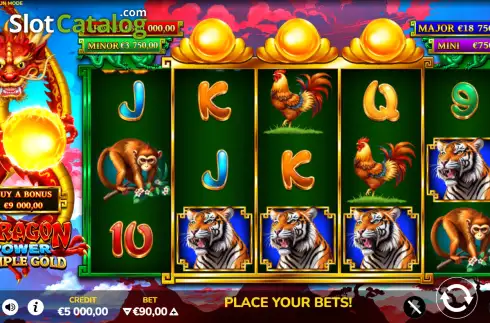 Οθόνη2. Dragon Power Triple Gold (Wild Streak Gaming) Κουλοχέρης