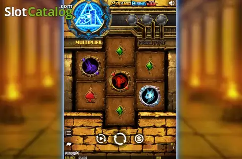 Οθόνη3. Pyramid Rising x33 Κουλοχέρης
