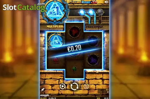 Οθόνη4. Pyramid Rising x33 Κουλοχέρης