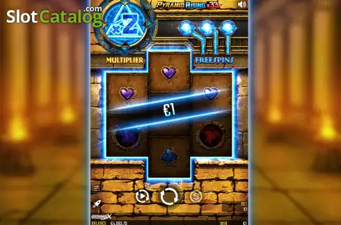 Οθόνη5. Pyramid Rising x33 Κουλοχέρης