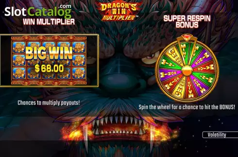 Οθόνη2. Dragon's Win Multiplier Κουλοχέρης