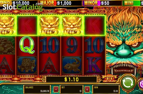 Οθόνη4. Dragon's Win Multiplier Κουλοχέρης