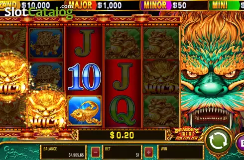 Οθόνη6. Dragon's Win Multiplier Κουλοχέρης