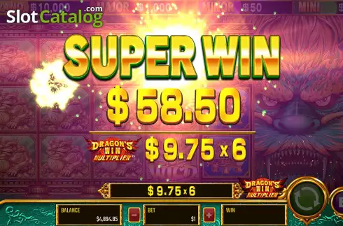 Οθόνη7. Dragon's Win Multiplier Κουλοχέρης