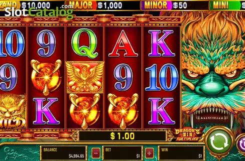 Οθόνη8. Dragon's Win Multiplier Κουλοχέρης