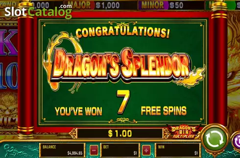 Οθόνη9. Dragon's Win Multiplier Κουλοχέρης