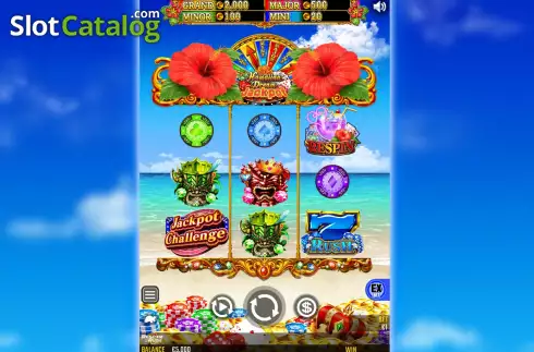 Οθόνη3. Hawaiian Dream Jackpot Κουλοχέρης