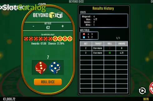 Οθόνη3. Beyond Dice Κουλοχέρης 