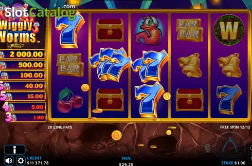 Οθόνη8. 9 Wiggly Worms Κουλοχέρης