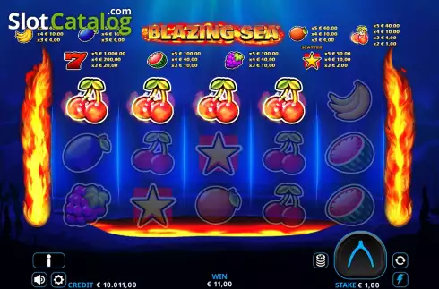Οθόνη5. Blazing Sea 5 Κουλοχέρης 