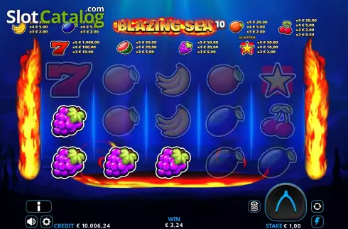 Οθόνη3. Blazing Sea 10 Κουλοχέρης