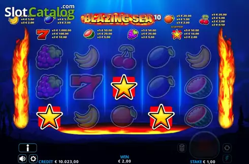 Οθόνη4. Blazing Sea 10 Κουλοχέρης