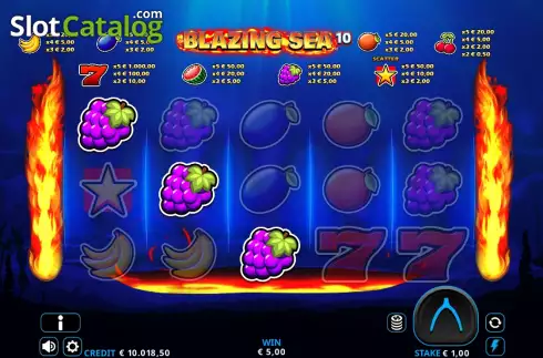 Οθόνη5. Blazing Sea 10 Κουλοχέρης