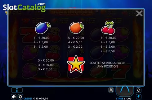 Οθόνη7. Blazing Sea 10 Κουλοχέρης