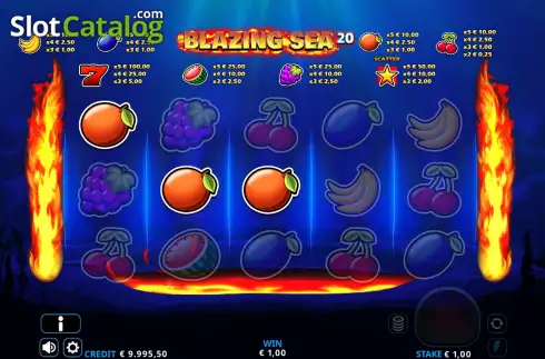 Οθόνη3. Blazing Sea 20 Κουλοχέρης