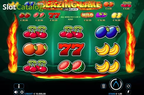 Οθόνη2. Blazing Lake Link & Win Κουλοχέρης