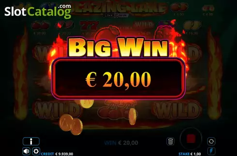 Οθόνη6. Blazing Lake Link & Win Κουλοχέρης