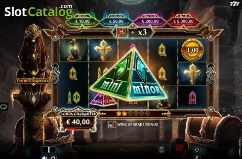 Οθόνη6. Ammit Treasure Κουλοχέρης 