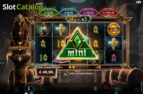 Οθόνη7. Ammit Treasure Κουλοχέρης 