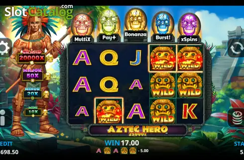 Οθόνη3. Aztec Hero Κουλοχέρης