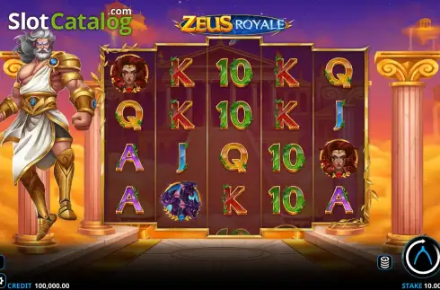Οθόνη2. Zeus Royale Κουλοχέρης