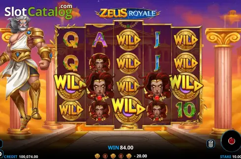 Οθόνη3. Zeus Royale Κουλοχέρης