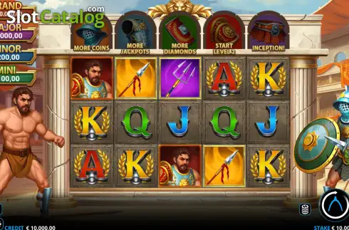 Οθόνη2. Julius Maximus: Legend of the Arena Κουλοχέρης