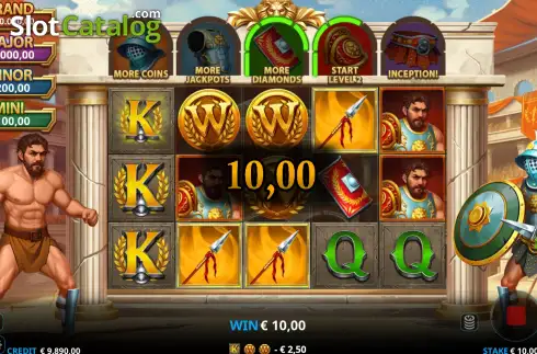 Οθόνη3. Julius Maximus: Legend of the Arena Κουλοχέρης