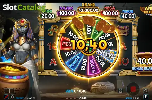Οθόνη3. Ammit Treasure 2 EverWheel Κουλοχέρης