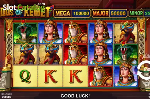 Οθόνη3. Gods of Kemet Κουλοχέρης