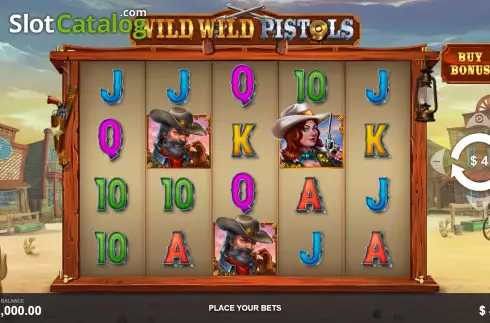Οθόνη2. Wild Wild Pistols Κουλοχέρης