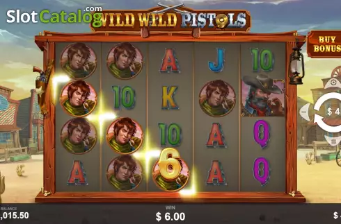 Οθόνη5. Wild Wild Pistols Κουλοχέρης