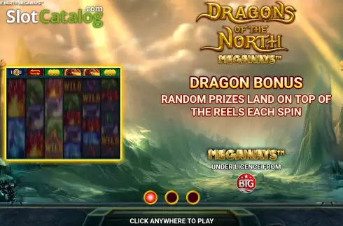 Οθόνη2. Dragons of the North Megaways Κουλοχέρης