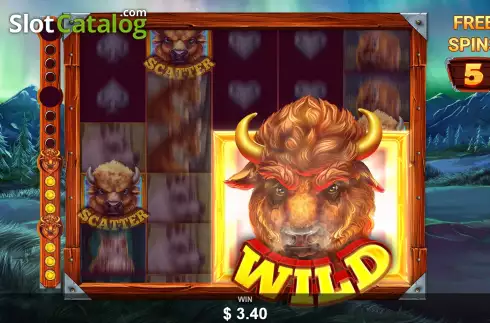 Οθόνη9. Wild Wood Buffalo Κουλοχέρης 
