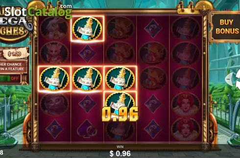 Οθόνη4. Alice Mega Riches Κουλοχέρης