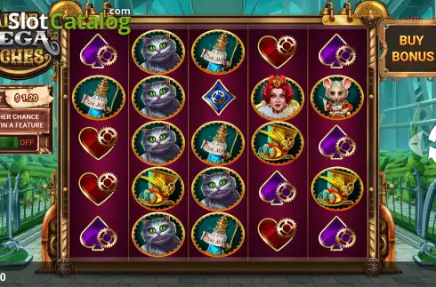 Οθόνη3. Alice Mega Riches Κουλοχέρης
