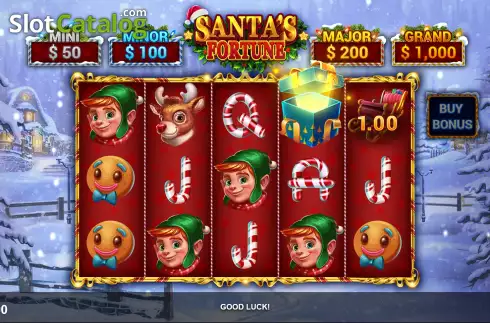 Οθόνη4. Santa's Fortune (Wizard Games) Κουλοχέρης