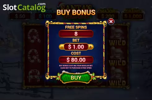 Οθόνη6. Santa's Fortune (Wizard Games) Κουλοχέρης