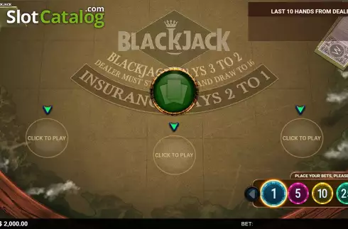 Οθόνη3. Dragons of the North - Blackjack Κουλοχέρης