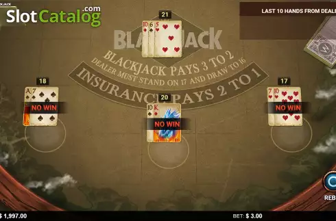 Οθόνη5. Dragons of the North - Blackjack Κουλοχέρης