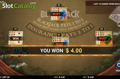 Οθόνη6. Dragons of the North - Blackjack Κουλοχέρης