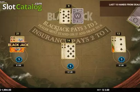 Οθόνη7. Dragons of the North - Blackjack Κουλοχέρης