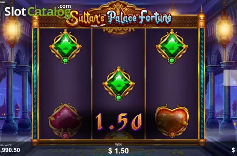 Οθόνη4. Sultan's Palace Fortune Κουλοχέρης 
