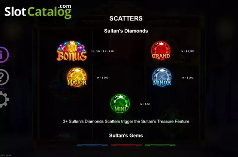 Οθόνη8. Sultan's Palace Fortune Κουλοχέρης 